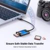 imageUGREEN USB SD Card Reader USB 30 to Micro SD Card Reader Adapter Aluminum Multi 2in1 Memory Card Readers for Camera SD MicroSD TF SDHC SDXC UHSI Mac OS Windows Linux Computer PC Laptop