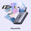 imageUGREEN USB SD Card Reader USB 30 to Micro SD Card Reader Adapter Aluminum Multi 2in1 Memory Card Readers for Camera SD MicroSD TF SDHC SDXC UHSI Mac OS Windows Linux Computer PC Laptop
