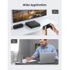 imageUGREEN USB to Audio Jack USB External Sound Card 35mm Audio Adapter 2 in 1 USB A to Aux TRRS Headphone Adapter Microphone Stereo Jack Aluminum Compatible with PS5 PC Windows Mac Linux Laptop DesktopSilver