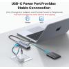 imageUGREEN USB to Ethernet Adapter 5 in 1 USB Hub with Ethernet with 2 USBC 32 10Gbps  1USBA 321USBA 20Gigabit RJ45 Network LAN Internet Dongle Compatible for Laptop MacBook ProAir XPS