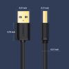imageUGREEN USB to USB 5 Gbps USB 30 Cable Nylon Durable Male to Male Cable Compatible with Hard Drive Cooling Fanpad Camera DVD Player TV Flash Light Hub Monitor Speaker and More 15 FT15 FT