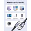 imageUGREEN USB to USB C Cable Car Carplay Cable USB A to Type C Cable Fast Charging Braided USB C Cord Compatible with iPhone 1616 Plus16 Pro15 Samsung Galaxy S24S23 Pixel 87 16FT10 ft