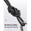 imageUGREEN USB to USB C Cable USB C 30 Cable 5Gbps Data Transfer Type C Cable Fast Charging Nylon Braided Cord for Android AutoiPhone 16Galaxy S21 S20 A53 A71iPad Mini 6SwitchPS5 Controller 33FT33FT