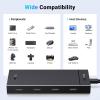 imageUGREEN USBC Hub 4Port 10Gbps Data Only USB 32 Hub Multiport Adapter Compatible with MacBook Pro MacBook Air iPad Pro iPad mini 6 and iPhone 15 Plug and Play 03ft Cable