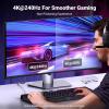 imageUGREEN Unidirectional DisplayPort to HDMI Cable 8K60Hz 4K120Hz Active DP 14 to HDMI 21 Cord HDR Dolby HDCP23 DSC12a 324Gbps Braided 66FT Compatible with Monitor Dell HP HDTV AMD NVIDIA33FT