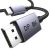 imageUGREEN VESA Mini DisplayPort to Display Port 14 Cable 66FT 8K60Hz 4K240Hz 324Gbps BiDirectional DisplayPort to Mini DP Cord HDR HDCP23 for Thunderbolt 21 MacBook GSync FreeSync Monitor