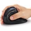 imageUGREEN Vertical Wireless Bluetooth 5024G Ergonomic Mouse with 5 Buttons 1000160020004000 DPI Prevention of Mouse Arm Vertical Mouse Compatible with PCLaptopTablet Black