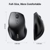 imageUGREEN Wireless Mouse Ergonomic Bluetooth 50 Mouse for Laptop 24G Cordless with USB Receiver 1000160020004000 DPI 5 Buttons Silent Mice for MacBook PC Desktop Chromebook Blueblack