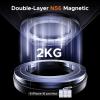 imageUGREEN for Magsafe Car Mount Dashboard 360 Rotation Magnetic Phone Holder Removable Design Car Cellphone Holder Compatible with iPhone 17 16 15 14 13 12 Series and MagSafe Case Strongest Magnet