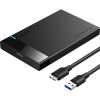 imageUGREEN 25quot Hard Drive Enclosure USB 30 to SATA III Adapter Supports 25 Inch SSD ampamp HDD 95mm 7mm External Hard Drive Enclosure with UASP Compatible with WD Seagate Toshiba Samsung Hitachi  BlackBlack