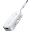 imageUGREEN Airplane Bluetooth 60 Transmitter Receiver for 2 Airpods or Headphones Airplane Travel Essentials 2in1 Wireless Bluetooth Adapter 35MM AUX Jack Adapter on Flight TV Car Stereo