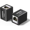 imageUGREEN Ethernet Extender 10Gbps 2 Pack Ethernet Coupler for Cat8 Cat7 Cat6 Cat5 Cable 328ft Long Distance Extend Aluminum Alloy Shell Space GreyBlack