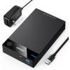 imageUGREEN External Hard Drive Enclosure for 35 25 Inch SATA SSD HDD USB 30 to SATA III Hard Drive Case with UASP 12V Power Adapter Compatible with WD Seagate Toshiba Samsung Hitachi PS5 Xbox