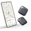 imageUGREEN FineTrack S 2Pack Bluetooth Tracker Tags Work with Samsung SmartThings APP Samsung Only 550Days Replaceable Battery Item Finder Smart Tag for Key Luggage Passport
