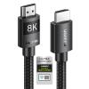 imageUGREEN HDMI 21 Cable Certified 8K 66FT Ultra High Speed HDMI Cord Braided 48Gbps 4K240Hz 10K60Hz with Dynamic HDR eARC Dolby Atmos HDCP Compatible with PS5 PS4 Xbox Roku TV HDTV Bluray Projector66FT