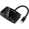 imageUGREEN Mini DisplayPort to HDMI VGA Adapter 4K Thunderbolt 2 Adapter 2 in 1 Mini DP Converter Compatible with MacBook Pro MacBook Air iMac Surface Pro 1 2 3 4 6 Surface Laptop 2 ThinkPad X1 WhiteBlack