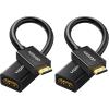 imageUGREEN Mini HDMI to HDMI Adapter 4K 60Hz Male to Female Adapter Compatible with Raspberry Pi Portable Monitors DSLR Cameras Camcorders Laptops Projectors Tablets Graphics Cards 16FT06FT Pack of 2
