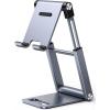 imageUGREEN Phone Stand for Desk Adjustable Height Cell Phone Stand Holder Foldable Portable Compatible with iPhone 16 15 14 Pro Max Plus 13 12 11 XS SE Nintendo Switch up to 79
