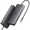 imageUGREEN Revodok Pro 313 Laptop Docking Station 13 in 1 4K Triple Display USB C Dock Dual HDMI DP 10Gbps Data Port 100W PD Gigabit Ethernet SDTF Card Reader Compatible for Thinkpad Zenbook and more