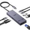 imageUGREEN Revodok Pro 7 in 1 USBC Hub to DisplayPort 4K 60Hz 100W Power Delivery 10Gbps USBA and USBC 32 for MacBook ProAir iPad Pro Thinkpad Rog Ally and More