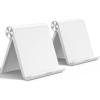 imageUGREEN Tablet Stand Holder for Desk 2 Pack Stand Compatible with iPad 102 11 Inch 97 Pro Mini 6 5 4 3 Desktop Portable Phone Holder Adjustable Home Office Accessories Black and WhiteWhite
