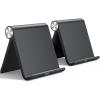 imageUGREEN Tablet Stand Holder for Desk 2 Pack Stand Compatible with iPad 102 11 Inch 97 Pro Mini 6 5 4 3 Desktop Portable Phone Holder Adjustable Home Office Accessories Black and WhiteBlack