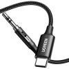 imageUGREEN USB C to Aux Type C to 35mm Audio Adapter HiRes 32bit384KHz Stereo Cord Headphone Male Car Auxiliary Cable Compatible with iPhone 17 16 15 Pro Max Galaxy S25 S24 Ultra iPad Pixel 10 33FT10FT