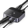 imageUGREEN USB CHDMI Switch 2 in 1 Out 4K60Hz Aluminum HDMIUSB C Switcher 2 Computers Supports 3D HDR HDCP22 Compatible with Laptops Tablets MacBook AirPro Smartphones Steam Deck PS54 Xbox