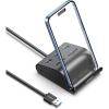 imageUGREEN USB Card Reader USB 30 Hub 3 Ports with SD TF MS M2 Card Adapter and Phone Stand Dock Combo for iMac MacBook Pro Air MacBook Retina Mac mini Windows Surface Pro IdeaPad PC LaptopTablet