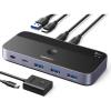 imageUGREEN USB Switch A ampamp C Input for Computers  Share 4 Ports Switcher Selector for PC Laptop Keyboard Mouse Webcam Microphone  Adapter With 2 USBC Data Cables and Remote
