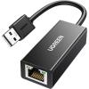 imageUGREEN USB to Ethernet Adapter 10100 Mbps Network Adapter with AX88772D Chip RJ45 Wired LAN Dongle for Laptop Compatible with Nintendo Switch MacBook Chromebook Windows macOS Linux Not for WiiBlack