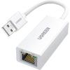 imageUGREEN USB to Ethernet Adapter 10100 Mbps Network Adapter with AX88772D Chip RJ45 Wired LAN Dongle for Laptop Compatible with Nintendo Switch MacBook Chromebook Windows macOS Linux Not for WiiWhite