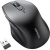 imageUGREEN Wireless Mouse Ergonomic Bluetooth 50 Mouse for Laptop 24G Cordless with USB Receiver 1000160020004000 DPI 5 Buttons Silent Mice for MacBook PC Desktop Chromebook Blueblack