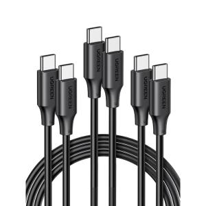 imageUGREEN 100W 3Pack USB C Cable Fast Charging USBC Charger Cable Compatible with iPhone 1717 Air17 Pro17 Pro Max16 MacBook Pro 2022 iPad Pro 2022 Galaxy S25S24 Ultra Pixel 66FT66FT