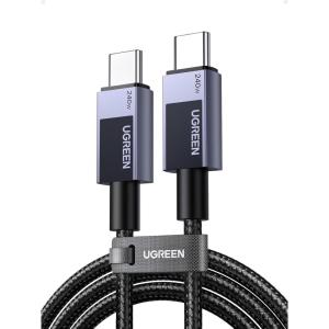 imageUGREEN 240W USB C Cable Fast Charging USB C Charger Cable Type C Cord Compatible with MacBook ProAir iPhone 1717 Pro17 Pro Max1614 Galaxy S25S25S24 iPad ProAirMini 6 33FT16FT