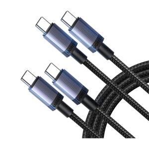 imageUGREEN 2Pack 240W USB C to USB C Cable Fast Charging USB C Cable for iPhone 17 Pro Max1614 Galaxy S25S25S24 Pixel 987 MacBook ProAir ThinkBook Dell XPS iPad ProAir Steam Deck 66FT66FT