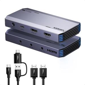 imageUGREEN 4K60Hz Capture Card Ultra HD HDMI Video Capture Card 1080P240Hz USB 30 UltraLow Latency with VRR and HDR for Streaming Gaming Recording Compatible with iPad Switch 2 PS5 Xbox PC Mac