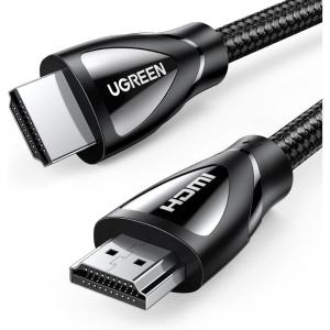 imageUGREEN 8K HDMI Cable 21 66FT 48Gbps Ultra High Speed Braided HDMI Cord 10K 8K60Hz 4K240Hz eARC HDR10 HDCP 22ampamp23 Compatible with PS5Xbox Series XRoku TVHDTVBluray33FT