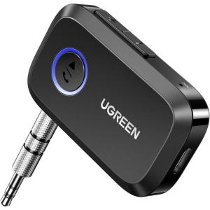imageUGREEN Bluetooth 50 Transmitter and Receiver Bundle with Bluetooth 53 Car Adapter