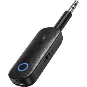 imageUGREEN Bluetooth Transmitter Receiver for 2 AirPods or BT Devices Bluetooth Wireless Transmitter for Headphones 35mm Aux Audio Jack Adapter for inFlight TV Car Home Stereo System