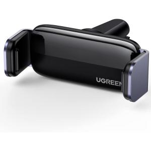 imageUGREEN Car Vent Phone Mount Air Vent Clip Phone Holder Car Mount Mini Size Compatible with iPhone 17 16 15 14 13 12 Pro Max Mini Plus iPhone 11 SE XS XR 8 7 6 6S Smartphone