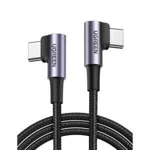 imageUGREEN Right Angle Cable 60W USB C Fast Charging Cable 90 Degree Compatible with iPhone 1717 Air17 Pro16 MacBook Pro iPad Pro Galaxy S25S25S24 Pixel 987 33FT66FT