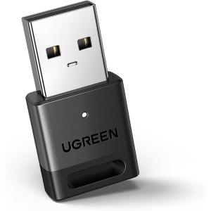 imageUGREEN USB Bluetooth 53 Adapter for PC Plug ampamp Play for Windows 111081 Bluetooth Receiver ampamp Transmitter for KeyboardMouseHeadphoneSpeakersPrinter