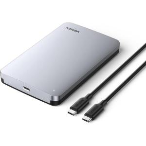 imageUGREEN USB C Hard Drive Enclosure for 25quot SATA SSD HDD  Aluminum USB C to SATA Adapter USB 31 Gen 2 Support UASP  Compatible with MacBook Pro Air WD Seagate Toshiba Samsung Hitachi