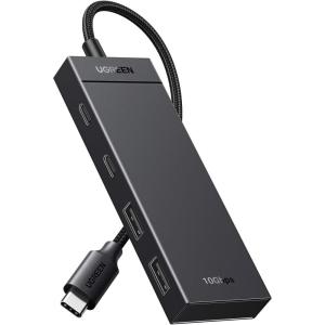 imageUGREEN USB C Hub 10Gbps 4 in 1 USB 32 Adapter with 2 USBC ampamp A 32 4 Ports Splitter Extender for MacBook ProAir iPad Pro iPhone 1515 Pro Max Surface PC Laptops and More