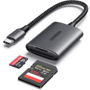 imageUGREEN USB C SD 40 Card Reader UHSII Micro SD Card Reader Memory Card Reader Fast for SD Micro SD SDXC SDHC UHSII ampamp UHSI Cards for iPhone 1615 Pro Max MacBook Laptop Tablet Smartphone Android