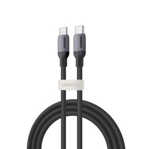 imageUGREEN USB C to USB C Cable Silicone Material 60W USB C Fast Charging Cable Type C Cable Compatible with iPhone 1515 Pro Samsung Galaxy S24S23 MacBook iPad Google Pixel etc 33FT Black