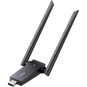 imageUGREEN USB WiFi Adapter AC1300 5dBi High Gain Dual Antennas 5G24G Dual Band 164ft Wide Range USB 30 WiFi Adapter for Desktop PC Laptop Support Windows 11108187