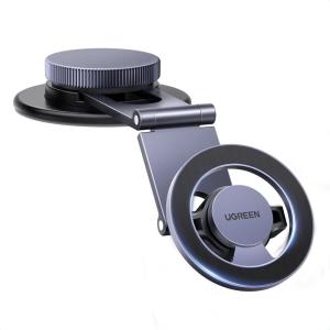 imageUGREEN for Magsafe Car Mount 360 Rotation Magnetic Phone Holder Dashboard Car Cellphone Holder Compatible with iPhone 17 16 15 14 13 12 Series and MagSafe Case