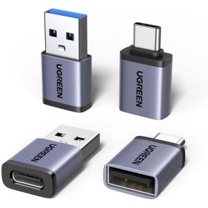 imageUGREEN USB to USB C Adapter ampamp USB C to USB Adapter Combo 4Pack 10Gbps Type C USBC Adapter Compatible with MacBook iPhone 171615 iPad Samsung Galaxy Apple Watch